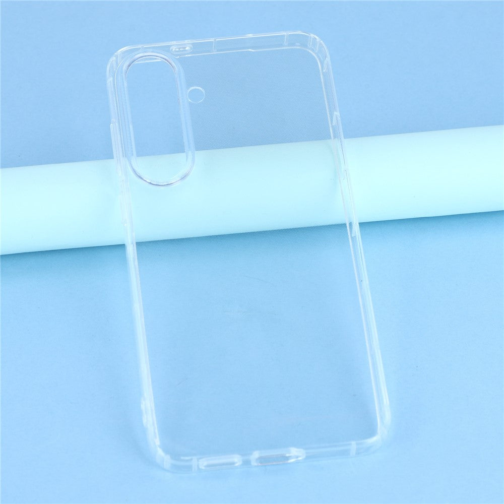 For Samsung Galaxy S25 FE Case Airbag Protection TPU Clear Phone Back Cover Large Lens Cutout