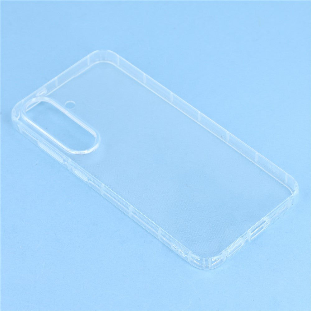 For Samsung Galaxy S25 FE Case Airbag Protection TPU Clear Phone Back Cover Large Lens Cutout