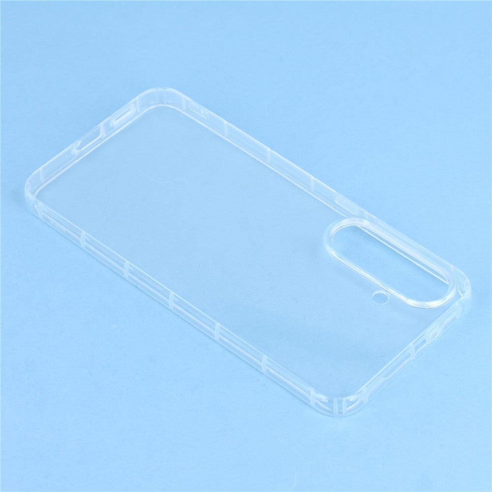 For Samsung Galaxy S25 FE Case Airbag Protection TPU Clear Phone Back Cover Large Lens Cutout