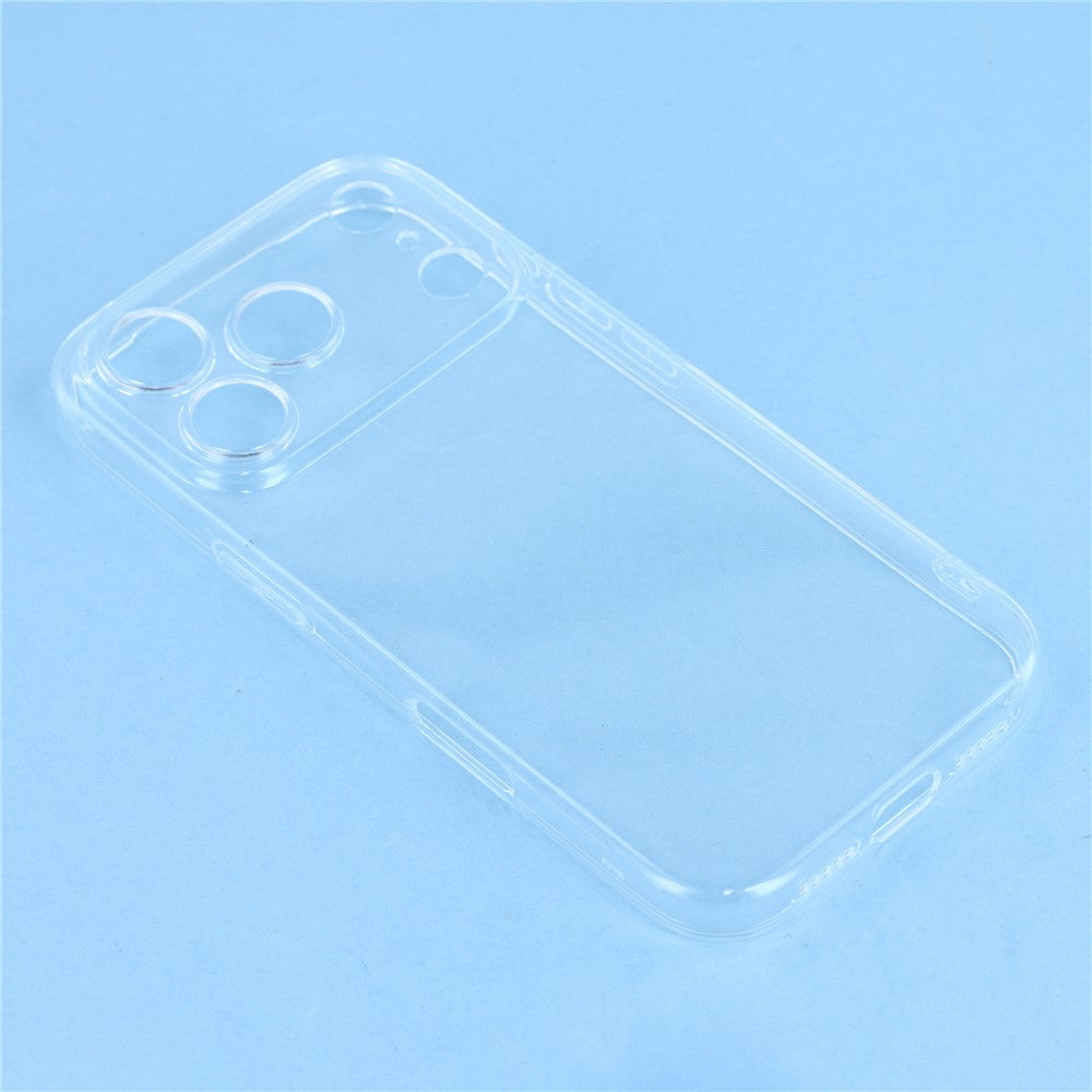 iPhone 17 Pro Case Ultra Thin 0.7mm Clear TPU Anti Drop Phone Cover Precise Cutouts