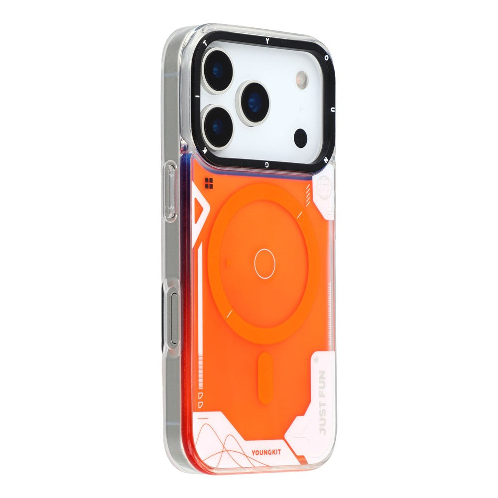 iPhone 17 Pro Case Compatible with MagSafe Anti Drop TPU PC Phone Back Cover
