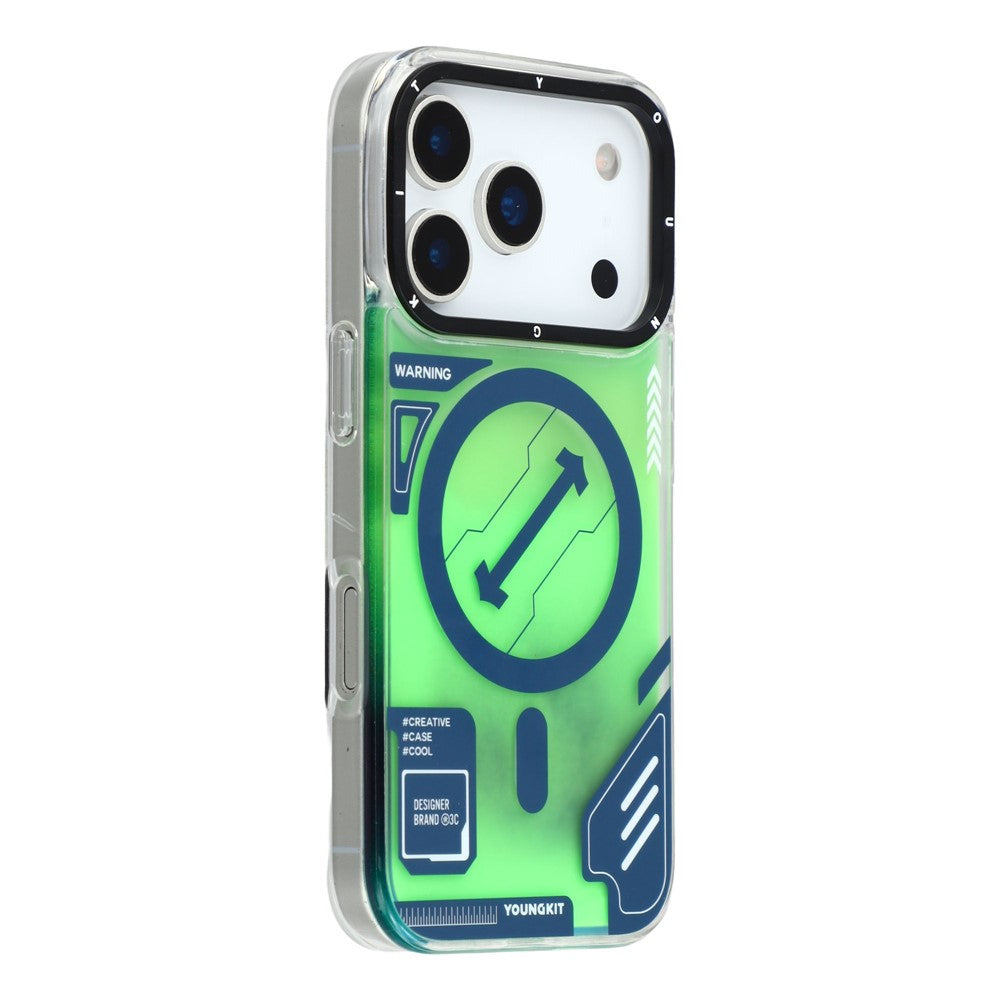 iPhone 17 Pro Case Compatible with MagSafe Anti Drop TPU PC Phone Back Cover