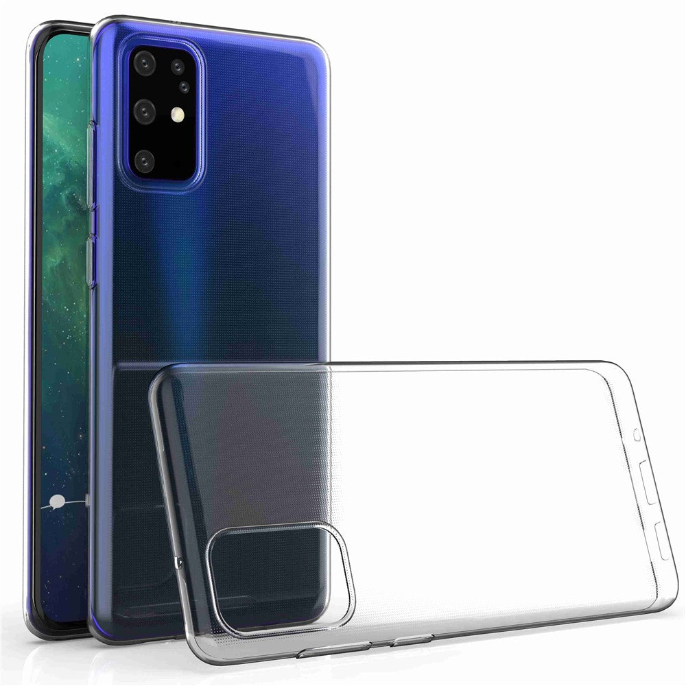 Samsung Galaxy S20 Plus 4G / 5G Ultra Slim Transparent Soft TPU Phone Case Anti-Fingerprint Phone Back Cover