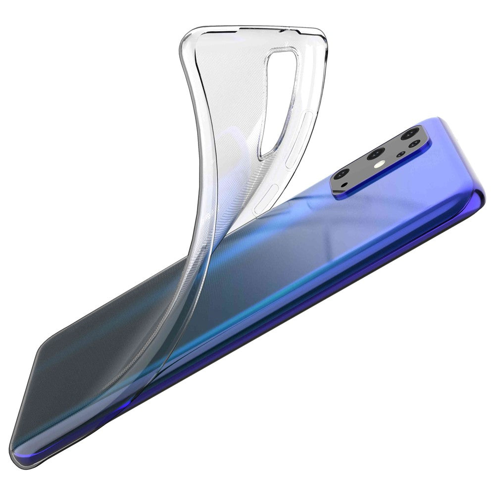 Samsung Galaxy S20 Plus 4G / 5G Ultra Slim Transparent Soft TPU Phone Case Anti-Fingerprint Phone Back Cover