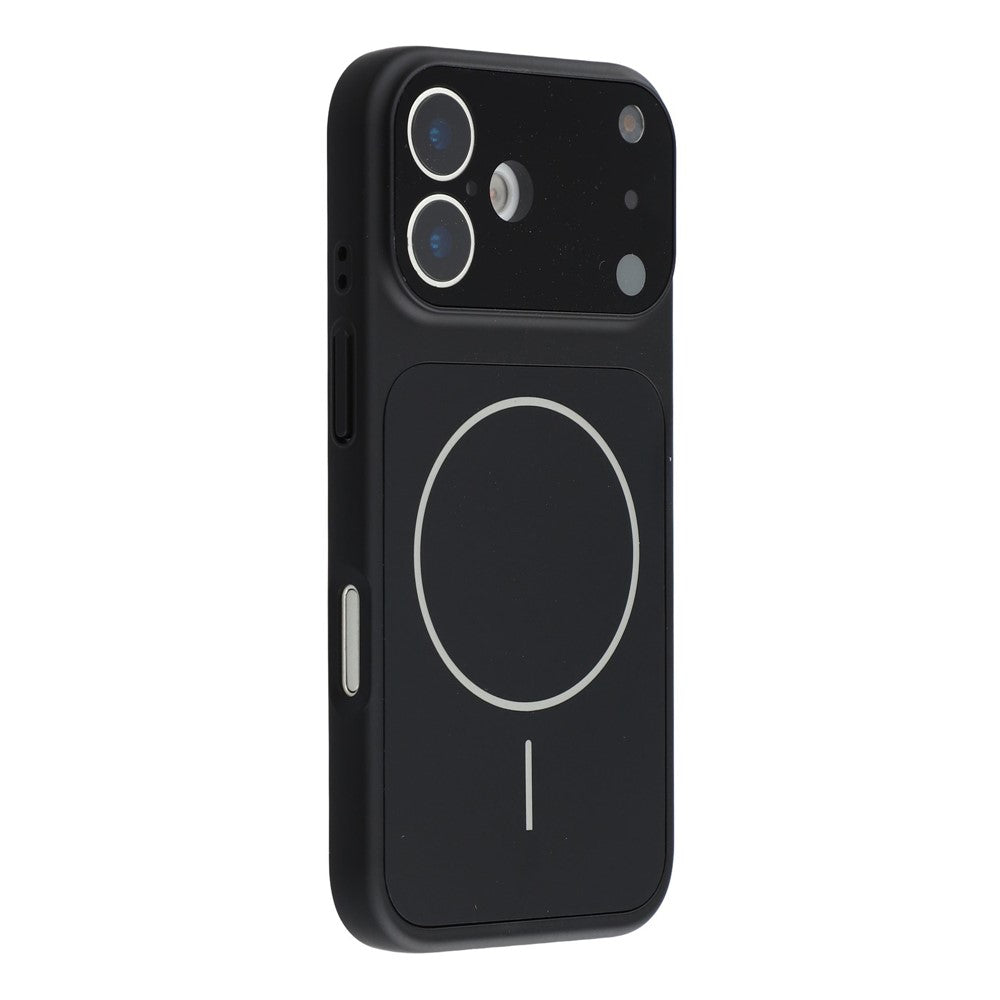 For iPhone 17 Case Compatible with MagSafe PC Phone Cover with AG Corning Glass Lens Film