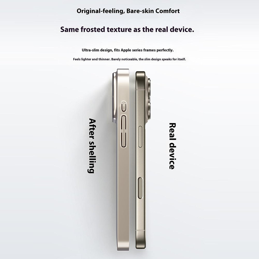 For iPhone 17 Pro Magnetic Case AG Matte Glass Shockproof Phone Cover