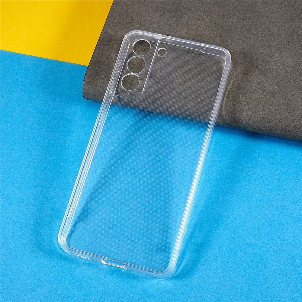 Samsung Galaxy S21 5G / 4G Transparent TPU Phone Back Case 1.5mm Thickened HD Clear Flexible Phone Cover