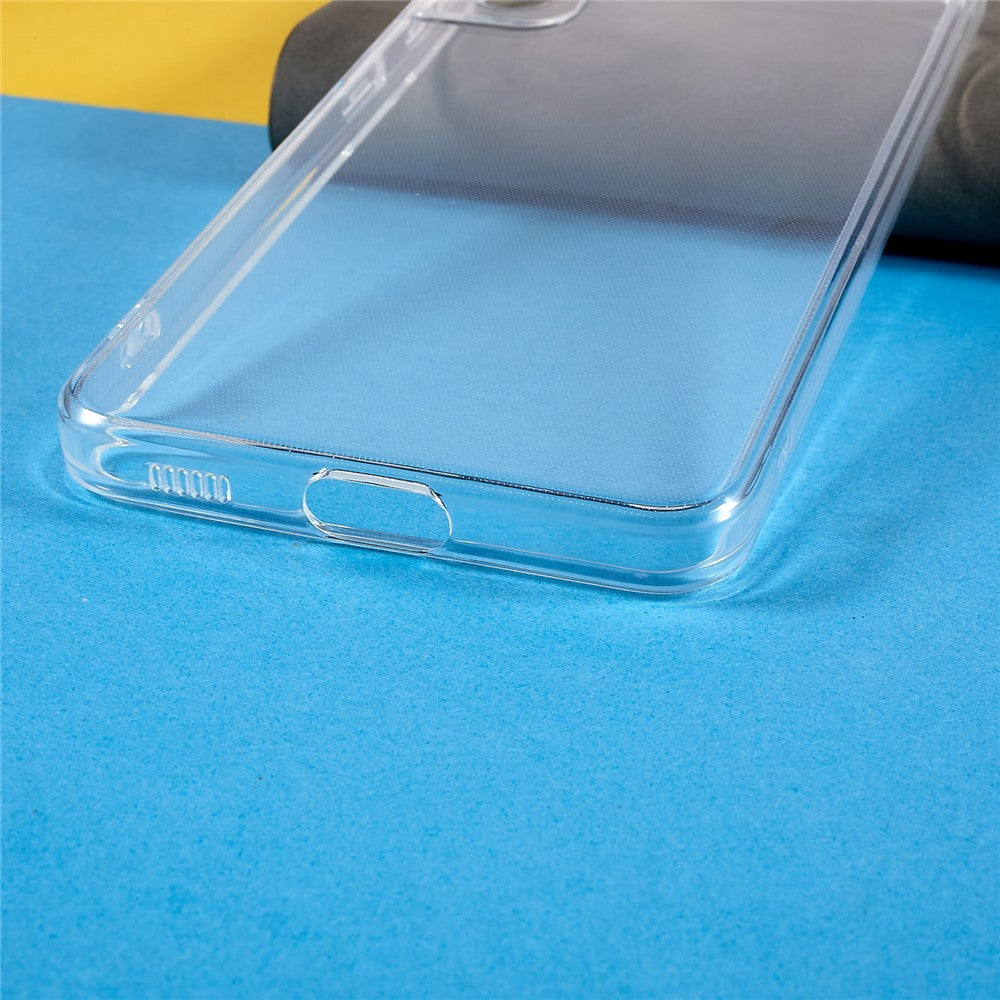 Samsung Galaxy S21 5G / 4G Transparent TPU Phone Back Case 1.5mm Thickened HD Clear Flexible Phone Cover