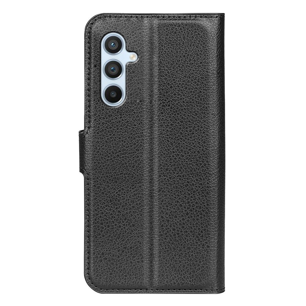 Samsung Galaxy A54 5G Litchi Texture Anti-drop Cell Phone Cover PU Leather + TPU Folio Flip Magnetic Clasp Stand Wallet Phone Case