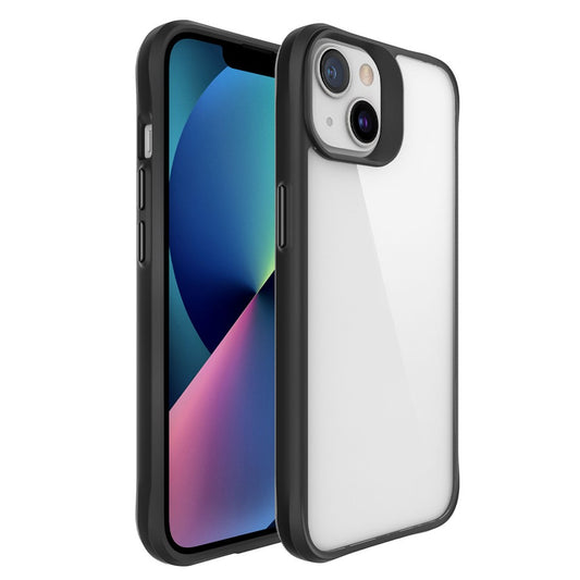 Combat X Mode For iPhone 13 mini 5.4 inch Clear Back Panel Cover Hard PC Soft TPU Heavy Duty Shockproof Phone Case