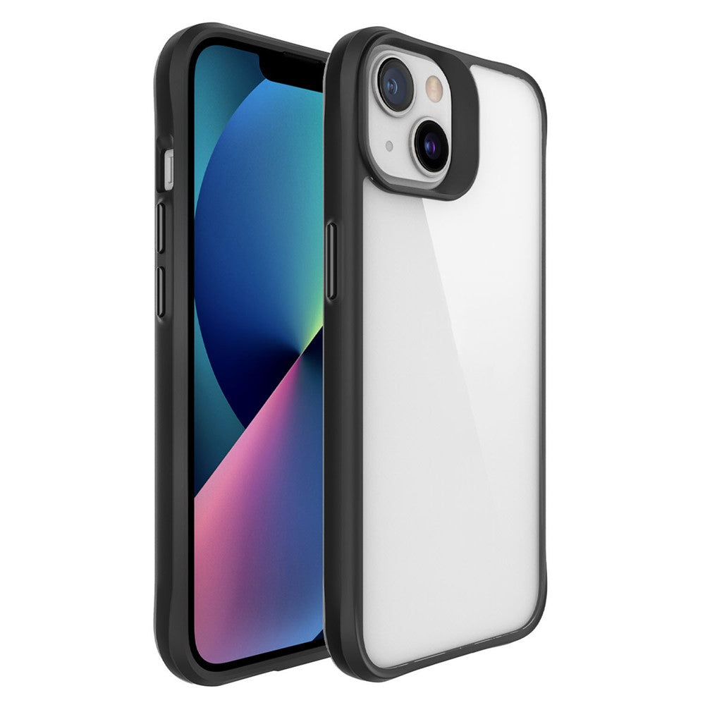 Combat X Mode For iPhone 13 6.1 inch Transparent Cell Phone Case Hybrid Hard PC Panel Flexible TPU Frame Shockproof Protection Cover