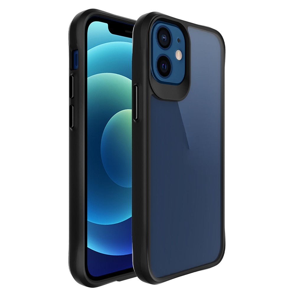 Combat X Mode For iPhone 12 mini 5.4 inch Transparent Phone Case Anti-drop Hard PC Soft TPU Hybrid Cover