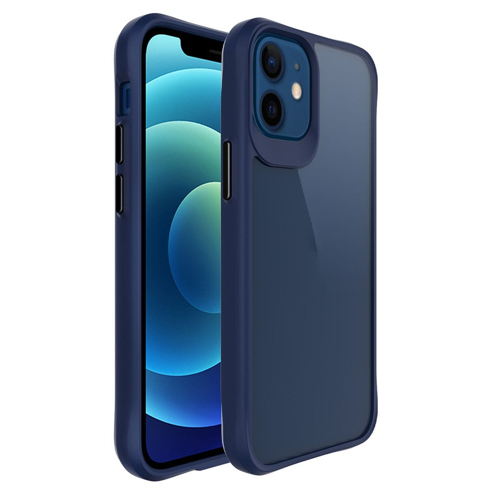 Combat X Mode For iPhone 12 mini 5.4 inch Transparent Phone Case Anti-drop Hard PC Soft TPU Hybrid Cover