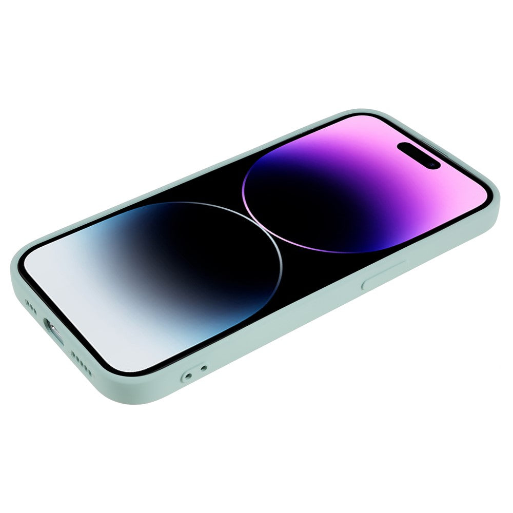 iPhone 14 Pro Soft TPU Rubberized Phone Case Anti-Scratch Fiber Lining Protective Cover