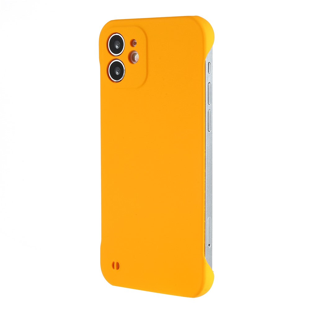 iPhone 12 mini 5.4 inch Frameless Half Cover Protective Skin-touch Hard PC Mobail Phone Case