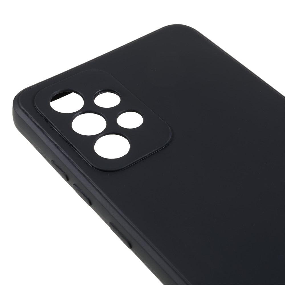 Samsung Galaxy A52 5G Straight Edge TPU Phone Case Lens Precise Cutout Anti-drop Cover