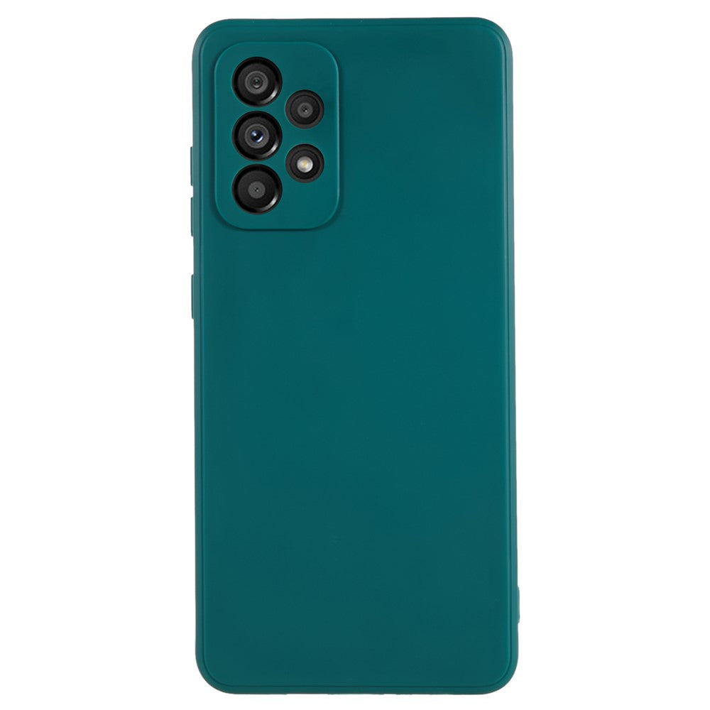 Samsung Galaxy A52 5G Straight Edge TPU Phone Case Lens Precise Cutout Anti-drop Cover