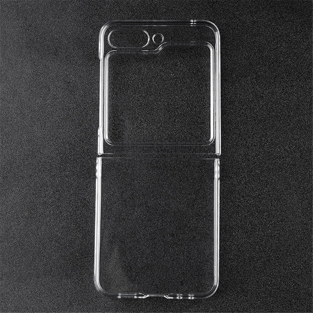Samsung Galaxy Z Flip5 5G Transparent Back Shell Phone Case Drop Resistant Hard PC Phone Cover