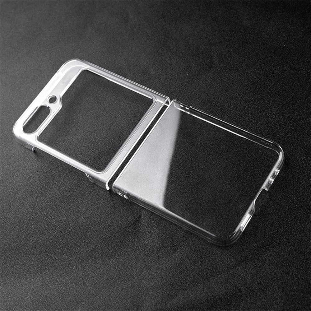 Samsung Galaxy Z Flip5 5G Transparent Back Shell Phone Case Drop Resistant Hard PC Phone Cover