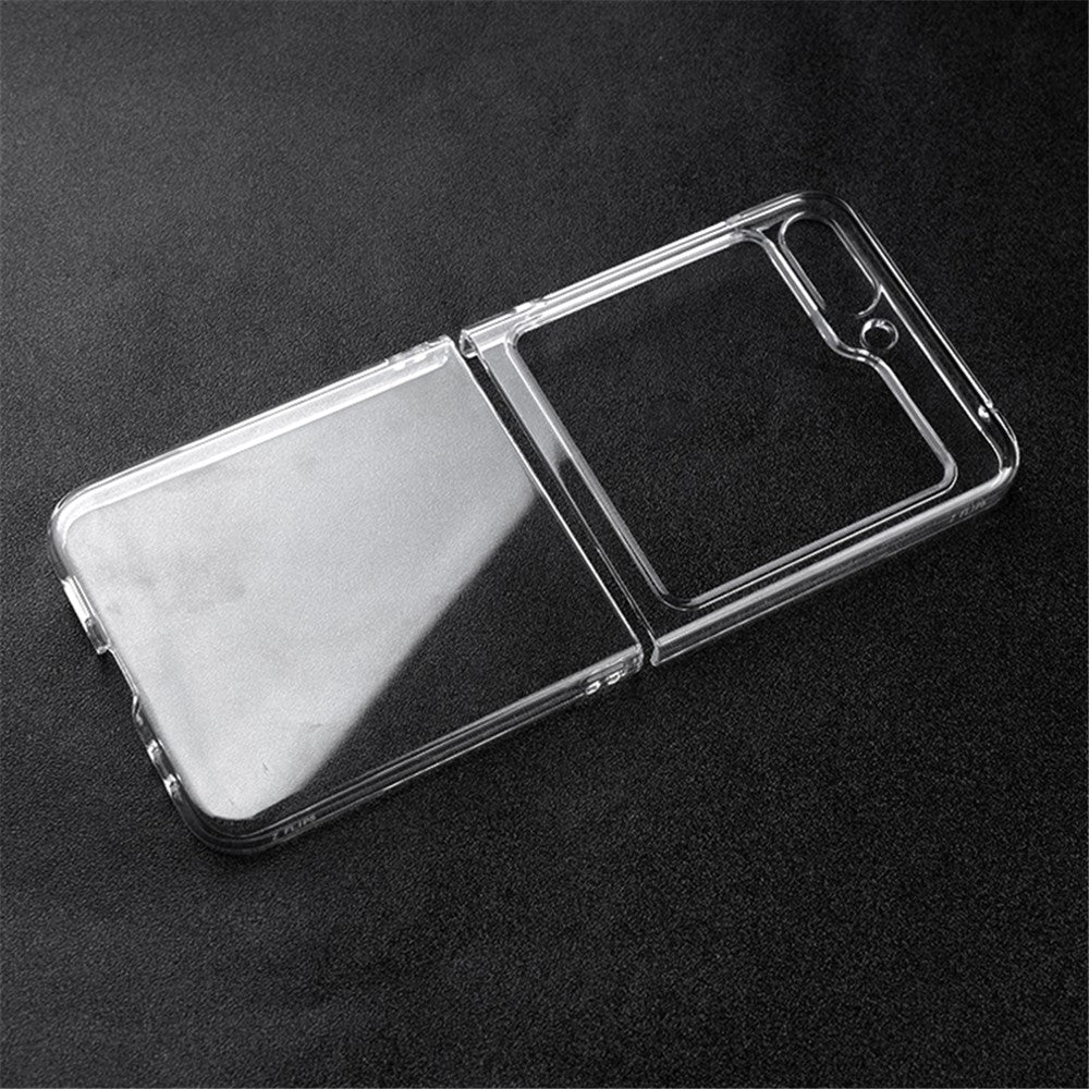 Samsung Galaxy Z Flip5 5G Transparent Back Shell Phone Case Drop Resistant Hard PC Phone Cover