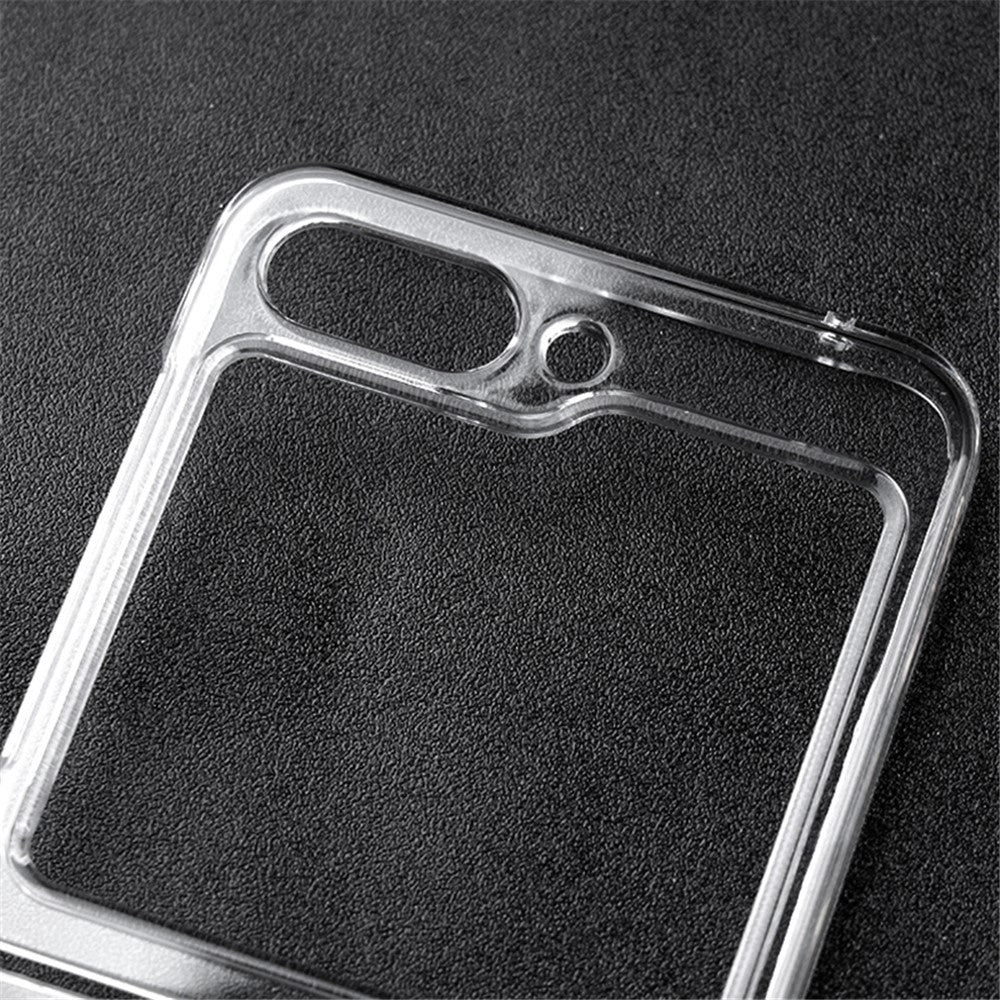 Samsung Galaxy Z Flip5 5G Transparent Back Shell Phone Case Drop Resistant Hard PC Phone Cover