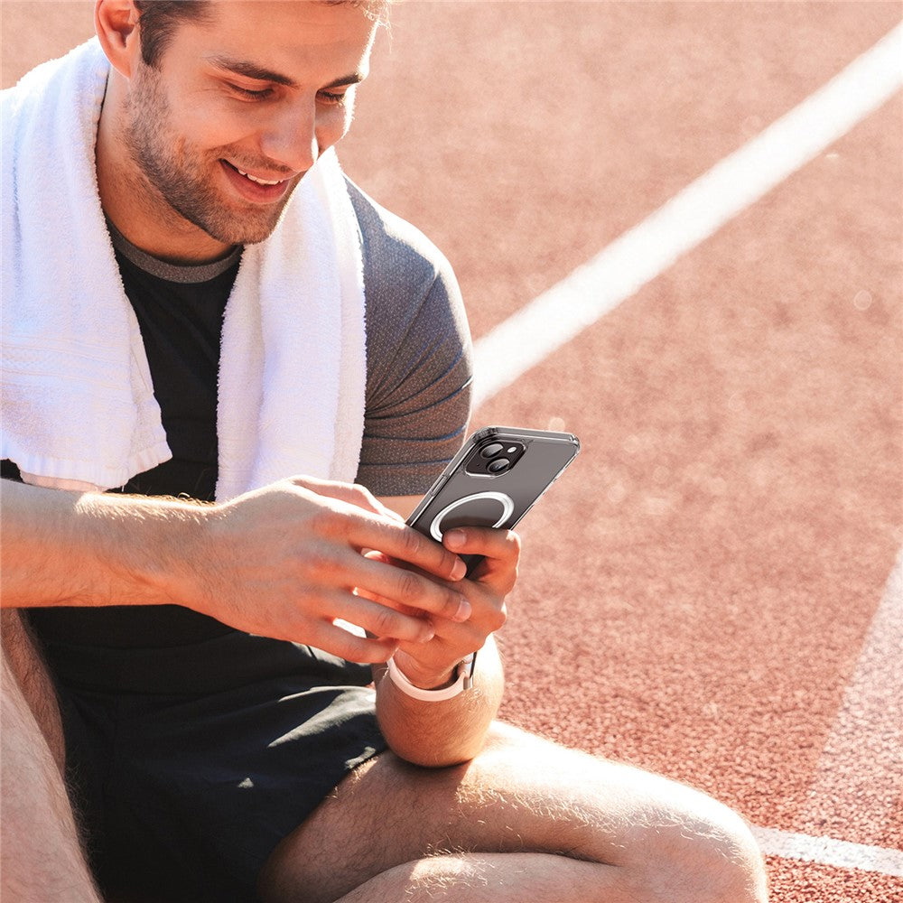 DUX DUCIS Clin Series For iPhone 15 Clear Case Anti-scratch TPU+PC Phone Cover Compatible with MagSafe