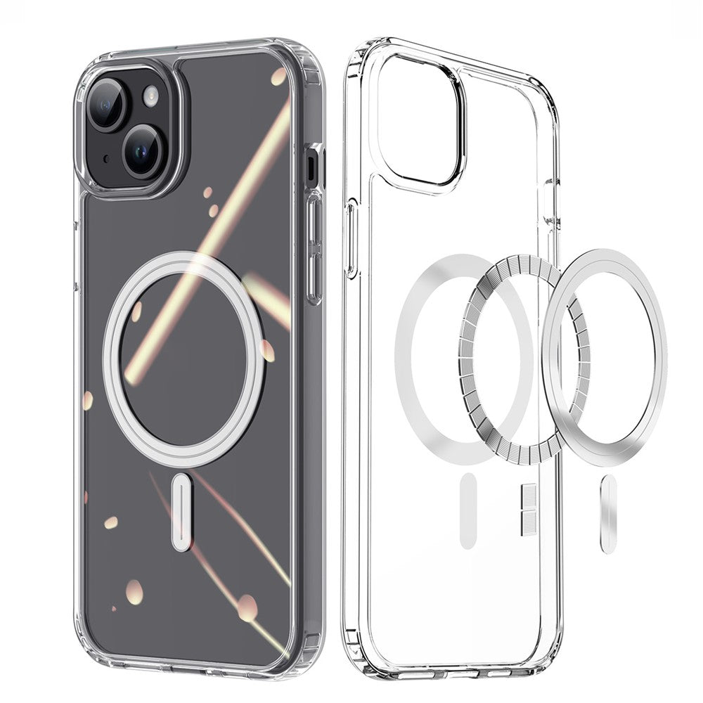 DUX DUCIS Clin Series For iPhone 15 Clear Case Anti-scratch TPU+PC Phone Cover Compatible with MagSafe