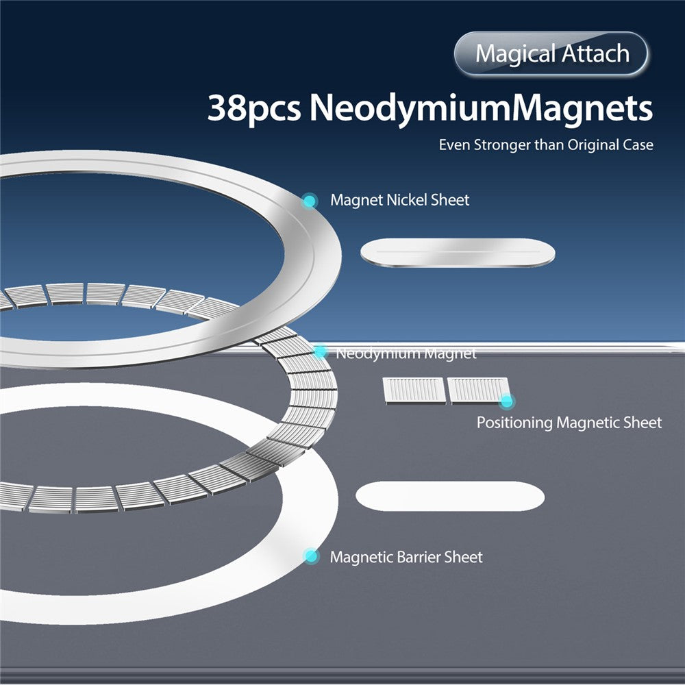 DUX DUCIS Clin Series For iPhone 15 Clear Case Anti-scratch TPU+PC Phone Cover Compatible with MagSafe
