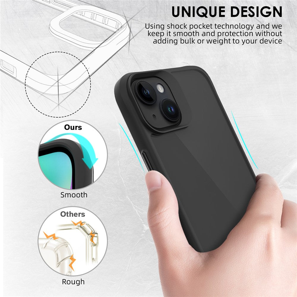 Combat X Mode Series for iPhone 15 Plus / 14 Plus TPU + PC Phone Case Four Corner Shockproof Back Cover