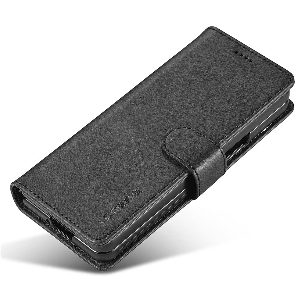 Samsung Galaxy Z Fold5 5G Wallet Leather Phone Case Stand Calf Texture Phone Cover