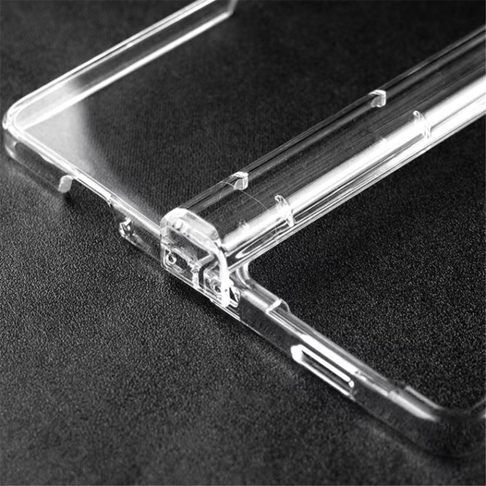 Samsung Galaxy Z Fold5 5G Transparent PC Phone Case 3-Piece Design Phone Cover