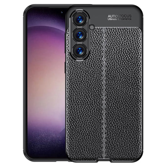 For Samsung Galaxy S23 FE Anti-scratch Phone Case Litchi Texture Phone TPU Cover