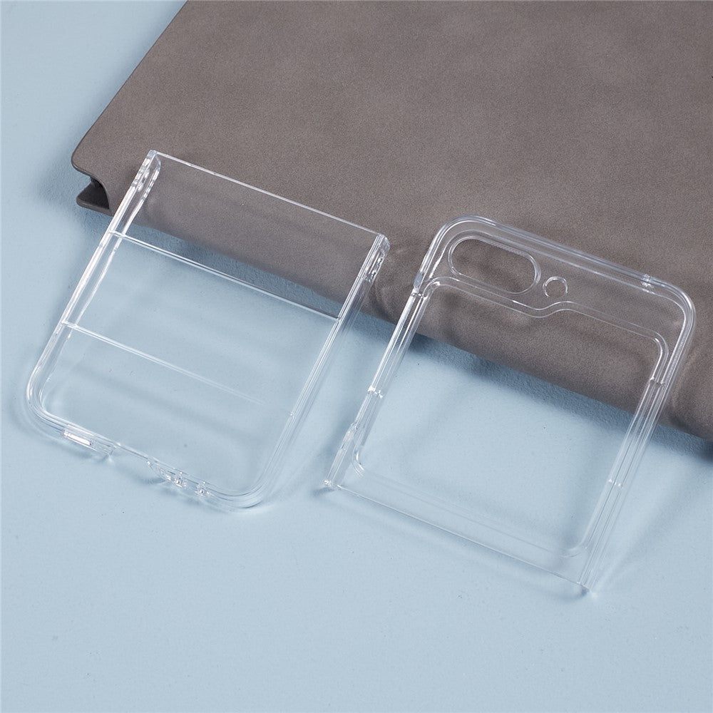 Samsung Galaxy Z Flip5 5G Clear Phone Case Anti-Scratch Hard PC Back Cover