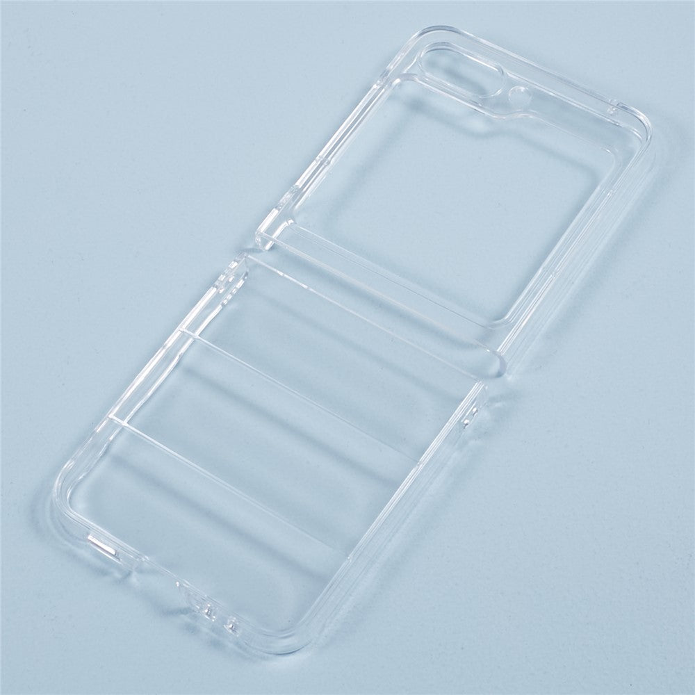 Samsung Galaxy Z Flip5 5G Clear Phone Case Anti-Scratch Hard PC Back Cover