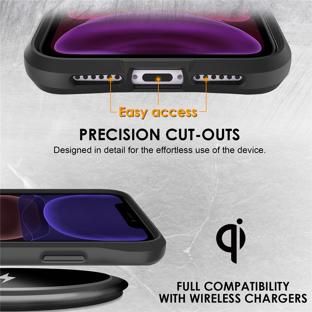 Combat X Mode Series for iPhone 11 Cell Phone Case TPU+PC Shockproof Back Shell