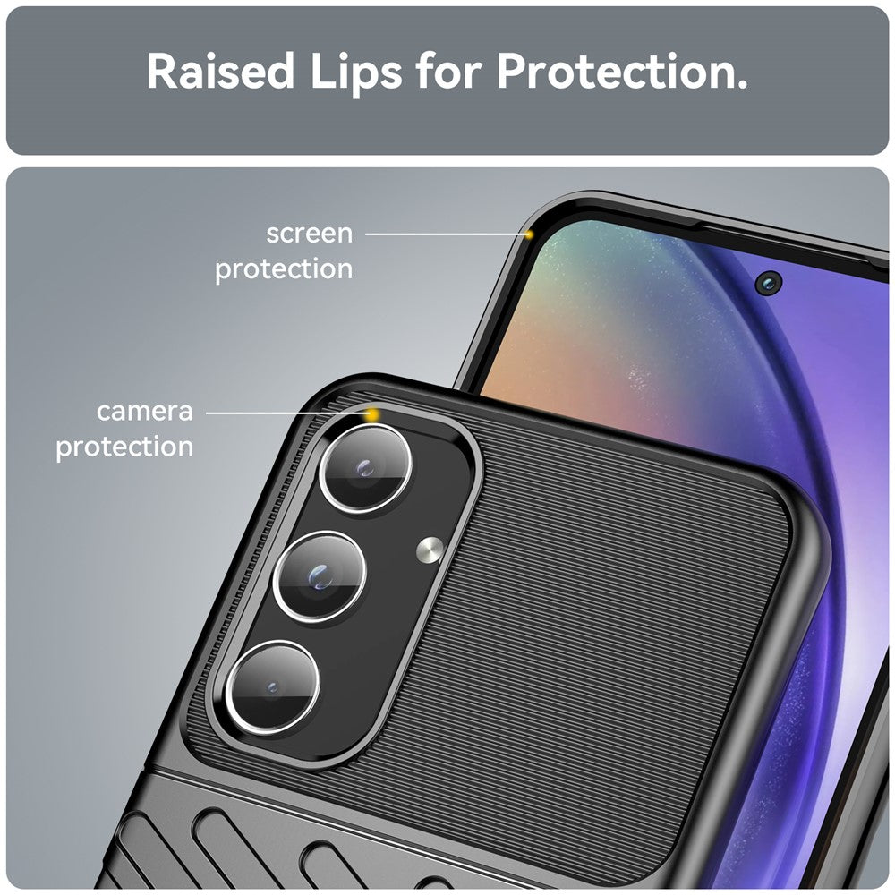 Thunder Series for Samsung Galaxy A55 5G Phone Case Flexible TPU Phone Cover