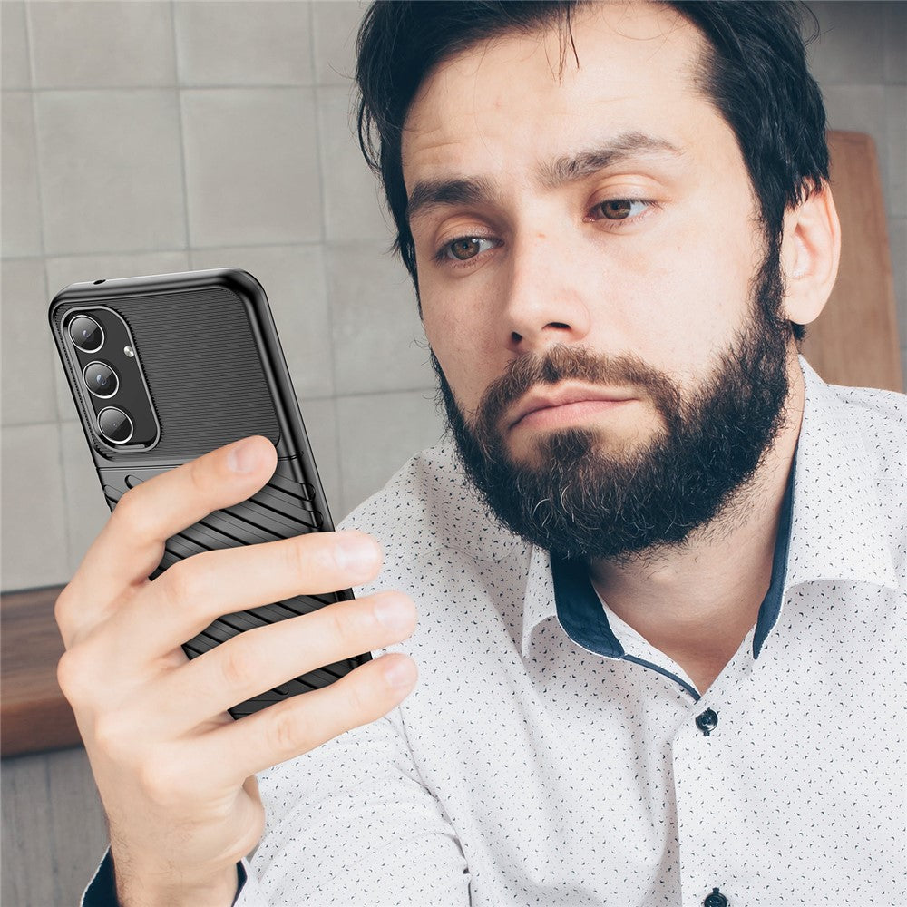 Thunder Series for Samsung Galaxy A55 5G Phone Case Flexible TPU Phone Cover