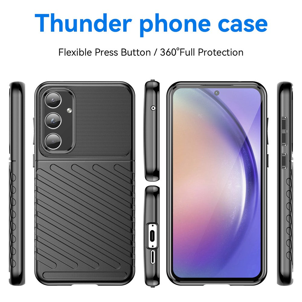 Thunder Series for Samsung Galaxy A55 5G Phone Case Flexible TPU Phone Cover