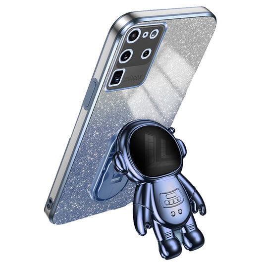 Samsung Galaxy S20 Ultra Case Precise Cutout Astronaut Kickstand Dustproof PC+TPU Phone Cover