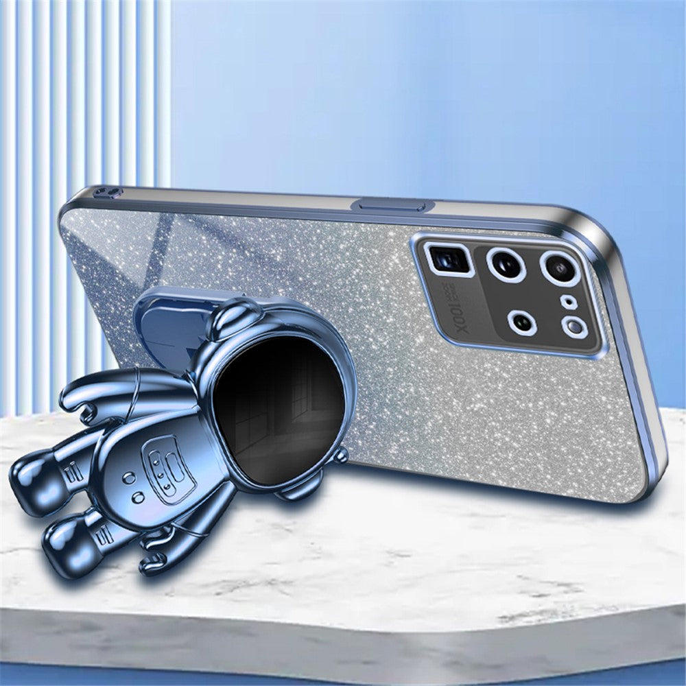 Samsung Galaxy S20 Ultra Case Precise Cutout Astronaut Kickstand Dustproof PC+TPU Phone Cover