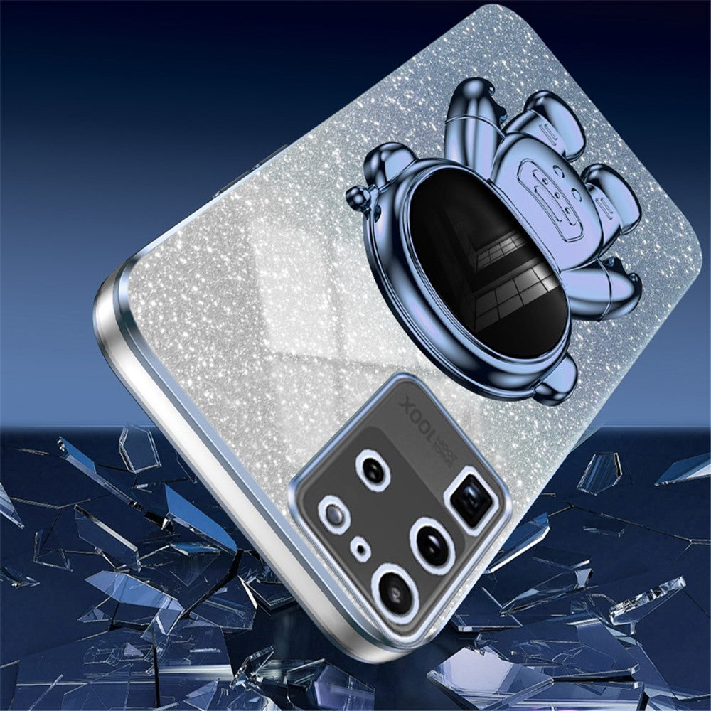 Samsung Galaxy S20 Ultra Case Precise Cutout Astronaut Kickstand Dustproof PC+TPU Phone Cover
