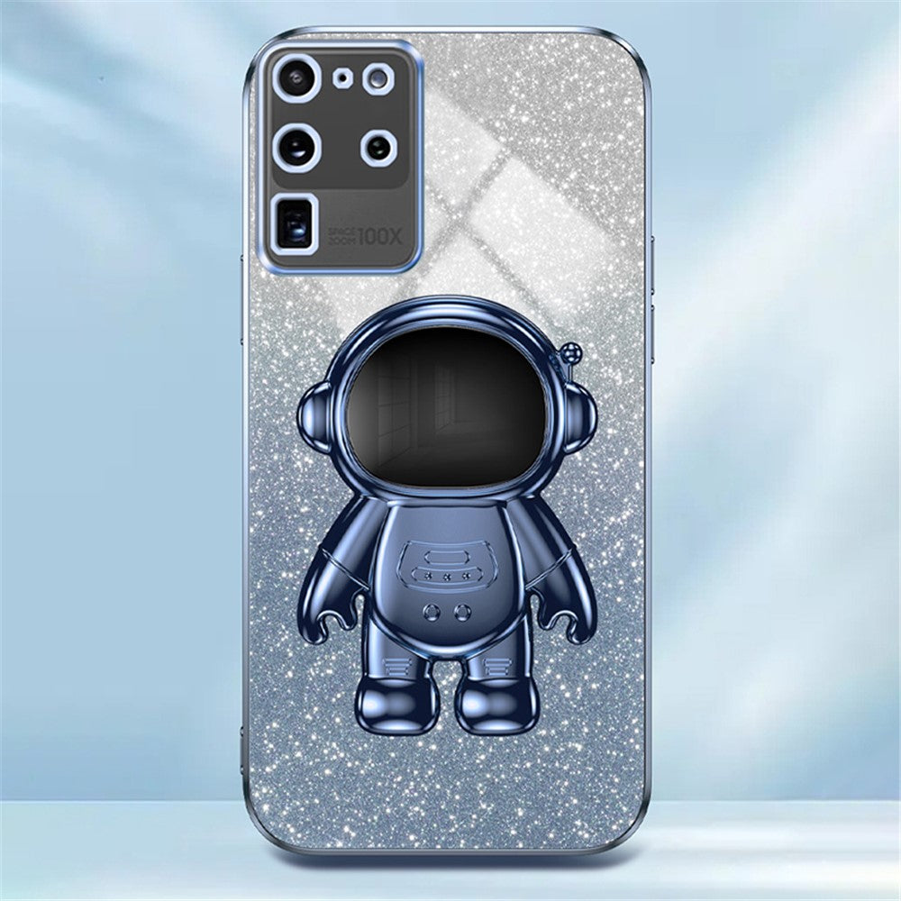 Samsung Galaxy S20 Ultra Case Precise Cutout Astronaut Kickstand Dustproof PC+TPU Phone Cover