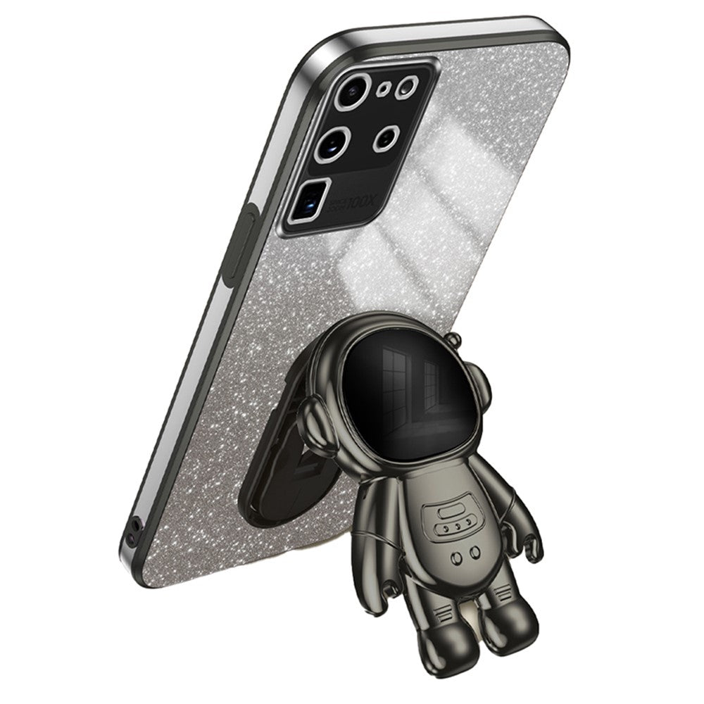 Samsung Galaxy S20 Ultra Case Precise Cutout Astronaut Kickstand Dustproof PC+TPU Phone Cover