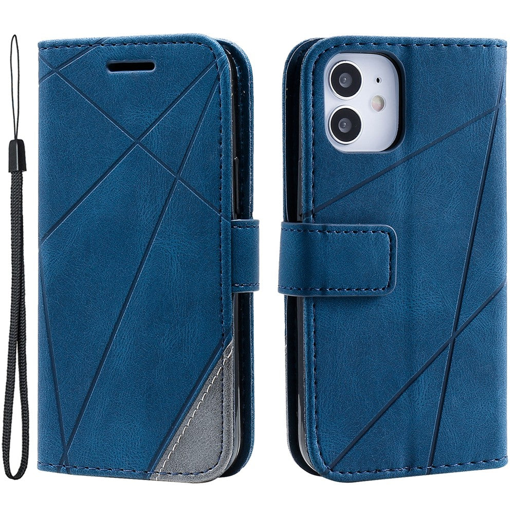 iPhone 12 mini Case Wallet Leather Phone Cover Skin-touch Texture