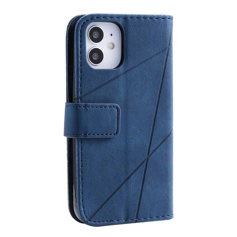 iPhone 12 mini Case Wallet Leather Phone Cover Skin-touch Texture