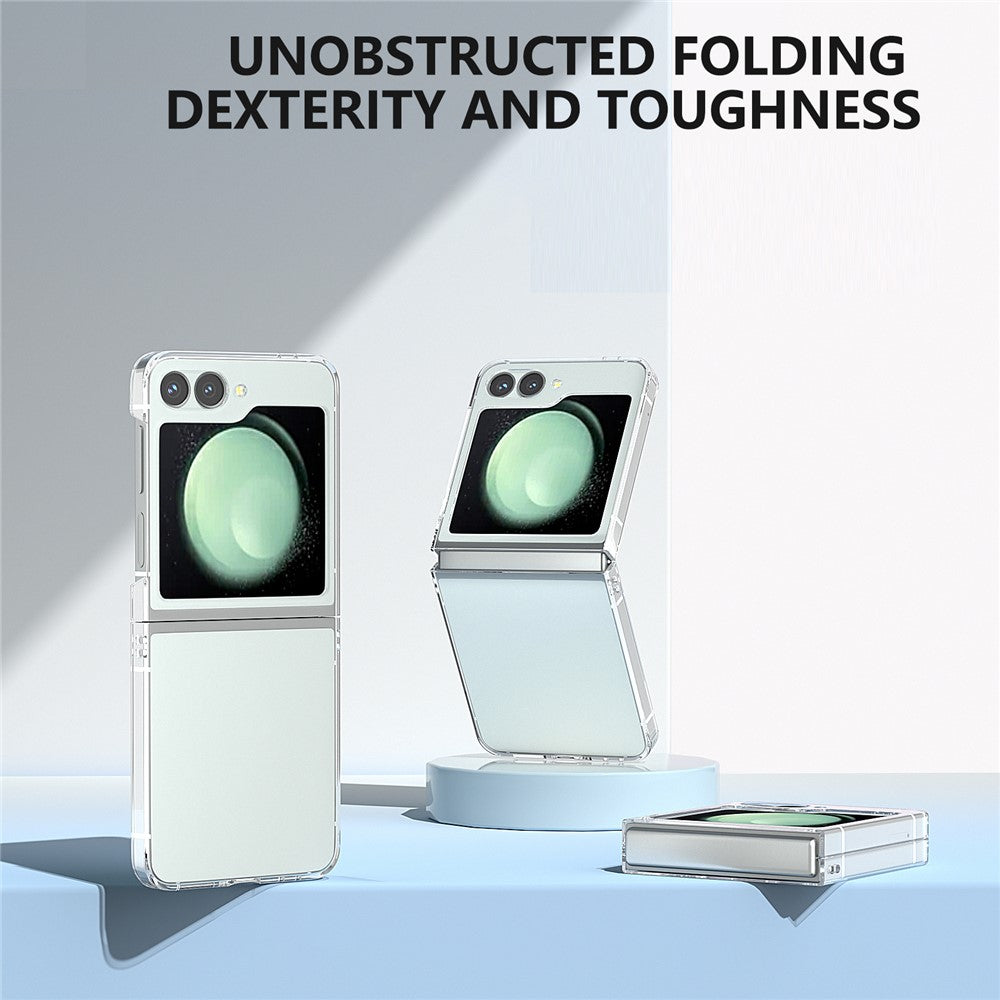 For Samsung Galaxy Z Flip7 FE 5G / Z Flip6 5G Case Transparent Hard PC Protective Phone Cover