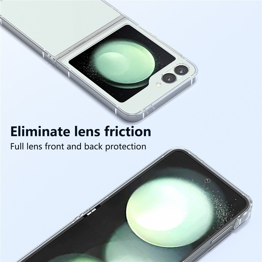 For Samsung Galaxy Z Flip7 FE 5G / Z Flip6 5G Case Transparent Hard PC Protective Phone Cover
