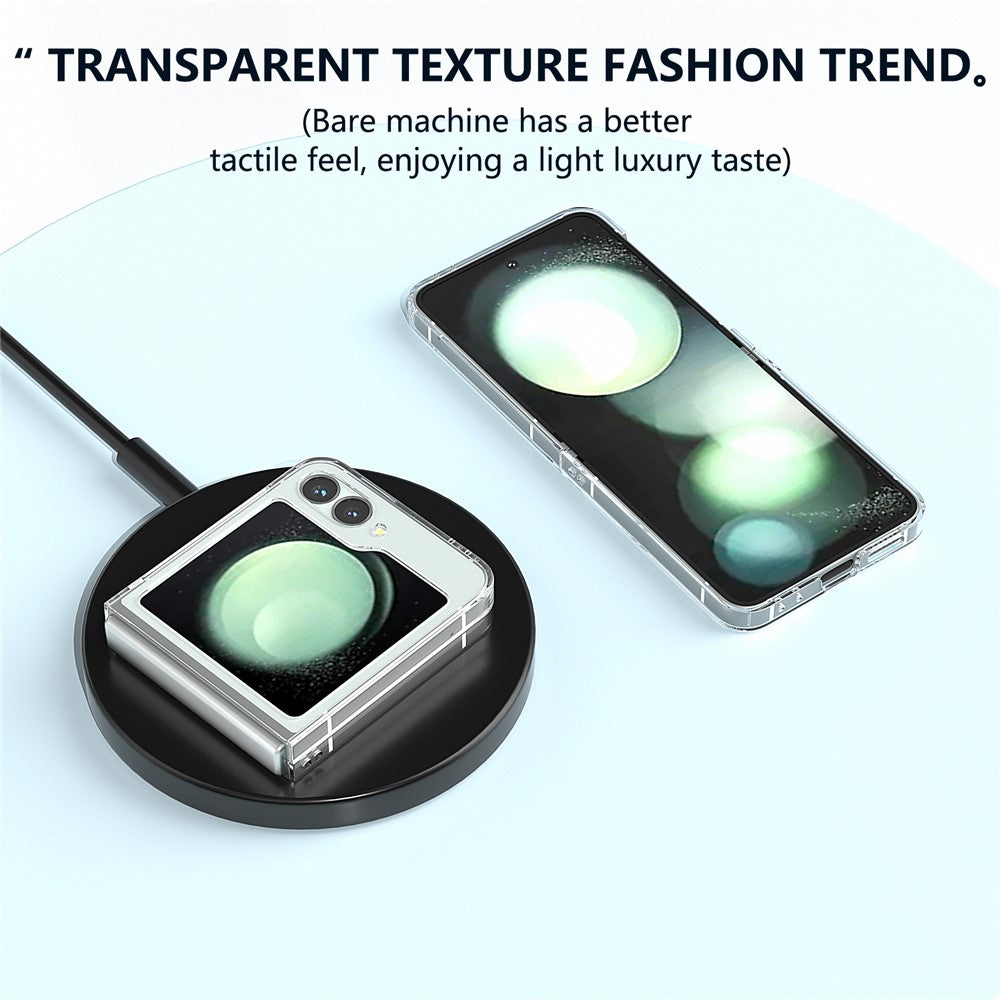 For Samsung Galaxy Z Flip7 FE 5G / Z Flip6 5G Case Transparent Hard PC Protective Phone Cover