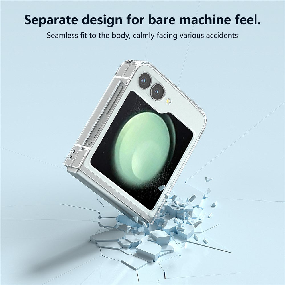 For Samsung Galaxy Z Flip7 FE 5G / Z Flip6 5G Case Transparent Hard PC Protective Phone Cover