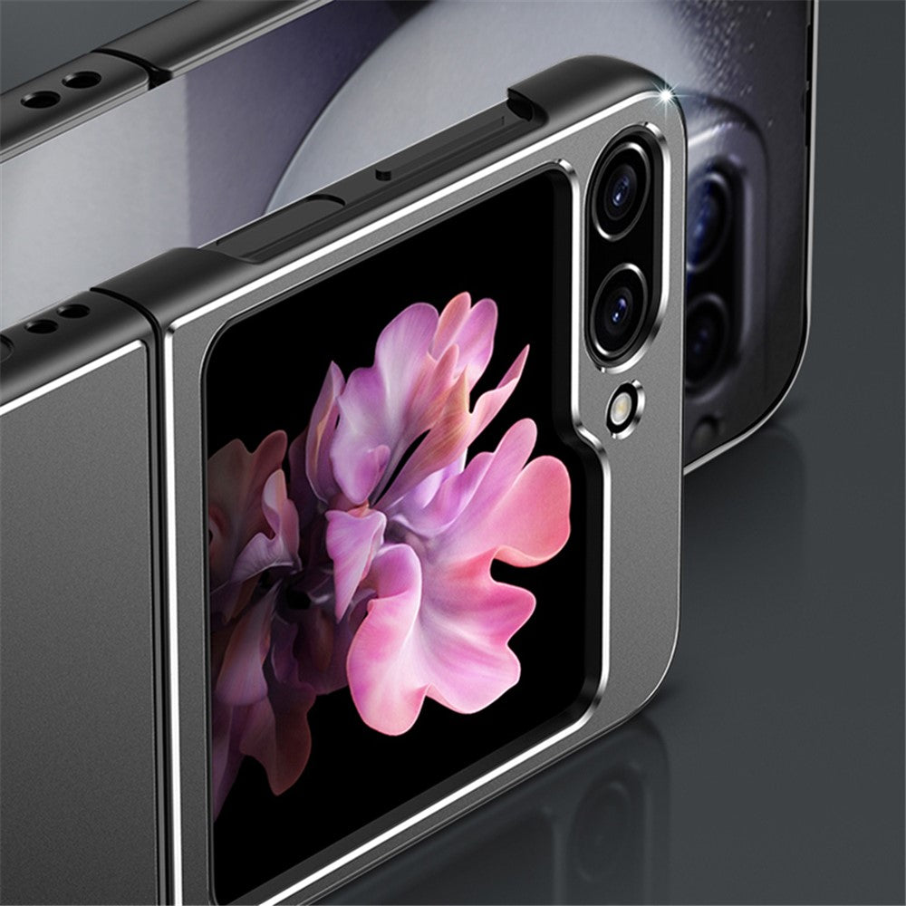 Samsung Galaxy Z Flip 5G Case Metal+PC+TPU Matte Smartphone Cover